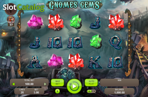 Скрин2. Gnomes' Gems слот
