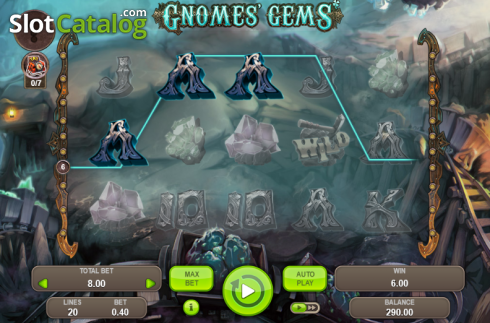 Скрин3. Gnomes' Gems слот