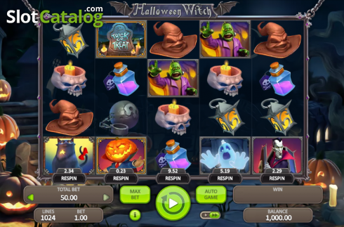Скрин2. Halloween Witch слот