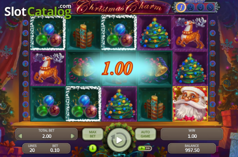 Скрин2. Christmas Charm слот
