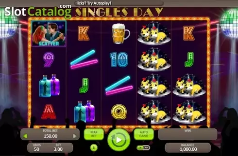 Скрин2. Singles Day (Booongo) слот