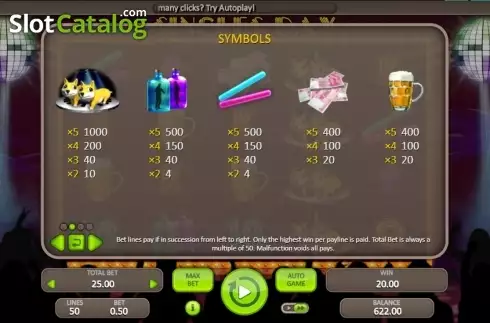Скрин6. Singles Day (Booongo) слот