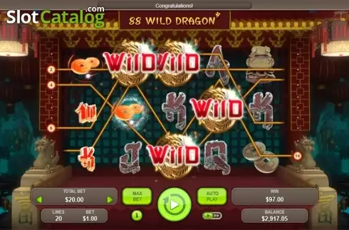Скрин3. 88 Wild Dragon слот