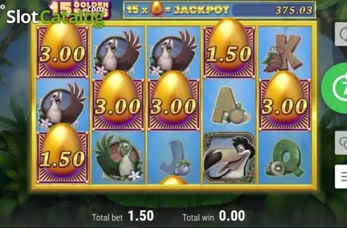 Скрин7. 15 Golden Eggs слот