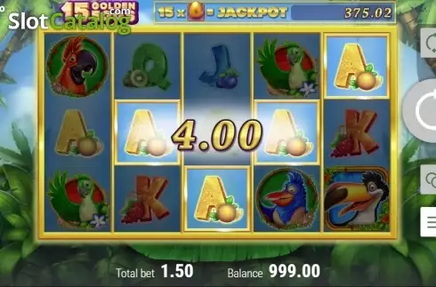 Скрин4. 15 Golden Eggs слот