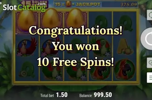 Скрин6. 15 Golden Eggs слот