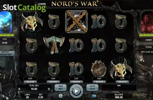 Скрин3. Nord's War слот