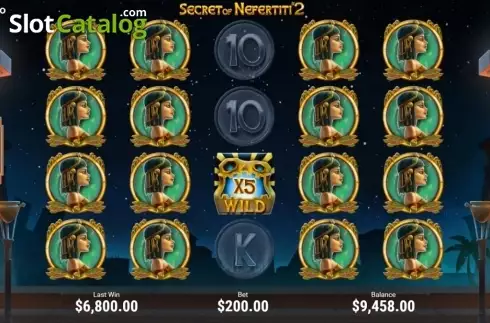 Скрин2. Secret Of Nefertiti 2 слот