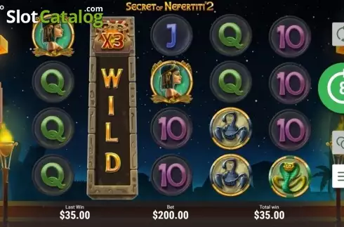 Скрин4. Secret Of Nefertiti 2 слот