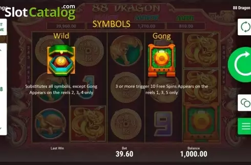 Скрин2. 88 Dragon (Booongo) слот
