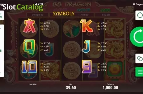 Скрин4. 88 Dragon (Booongo) слот