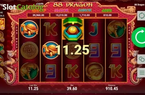 Скрин9. 88 Dragon (Booongo) слот
