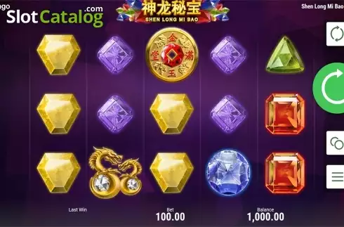 Скрин2. Shen Long Mi Bao слот