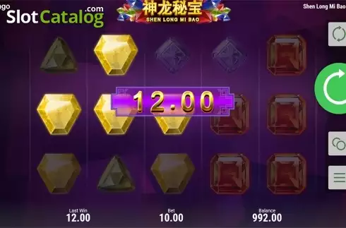 Скрин3. Shen Long Mi Bao слот
