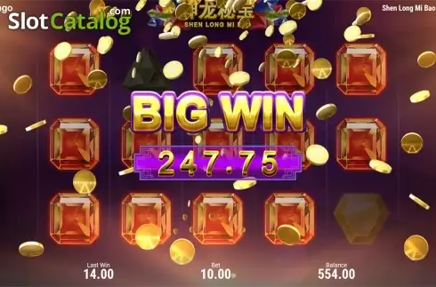 Скрин6. Shen Long Mi Bao слот