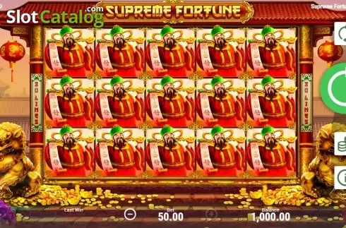 Скрин2. Supreme Fortune слот