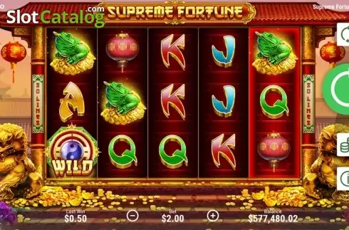 Скрин3. Supreme Fortune слот