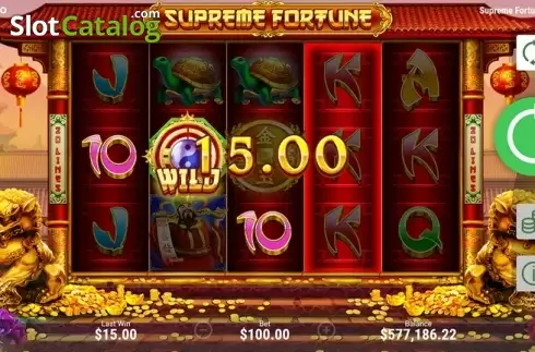 Скрин4. Supreme Fortune слот