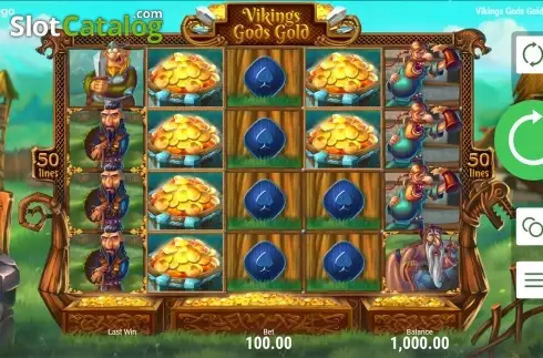 Скрин2. Viking's Gods Gold слот