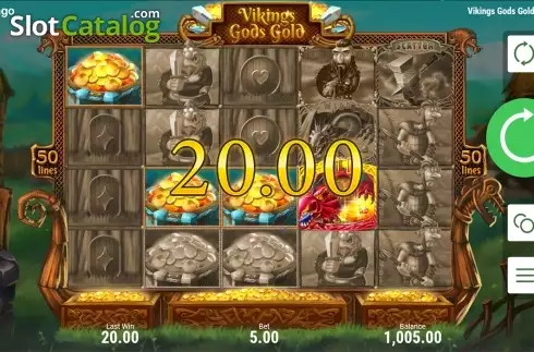 Скрин3. Viking's Gods Gold слот