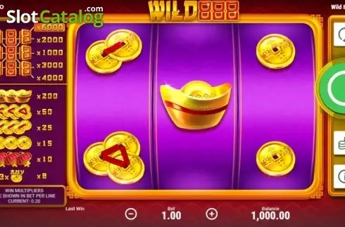 Скрин2. Wild 888 слот