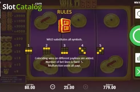 Скрин6. Wild 888 слот
