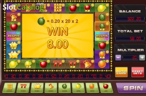Скрин3. Fruiterra fortune слот