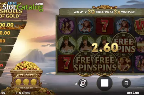 Скрин4. 9 Skulls of Gold слот