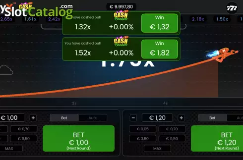 Скрин3. FlyX Cash Boosta слот