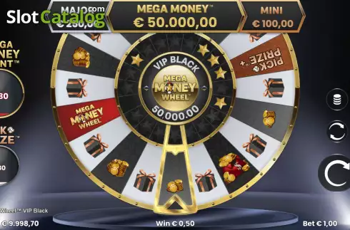 Скрин3. Mega Money Wheel VIP Black слот