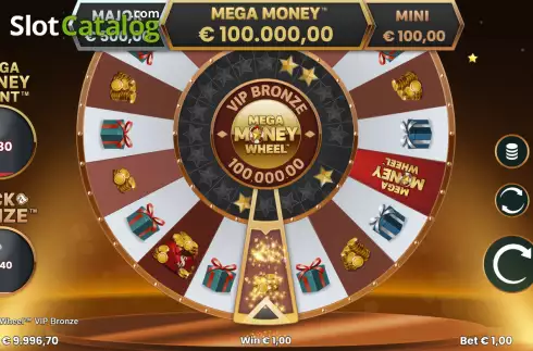 Скрин3. Mega Money Wheel VIP Bronze слот