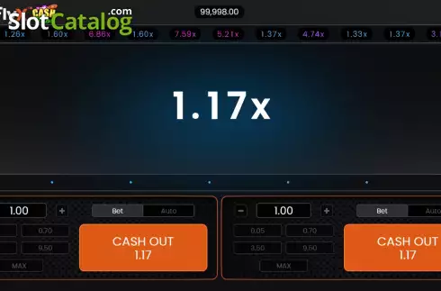 Скрин2. FlyX Cash Turbo слот