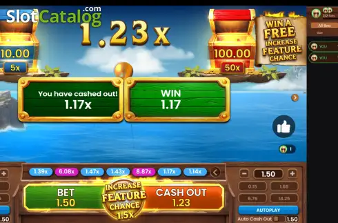 Скрин3. Cannon Crash Quest FlyX слот