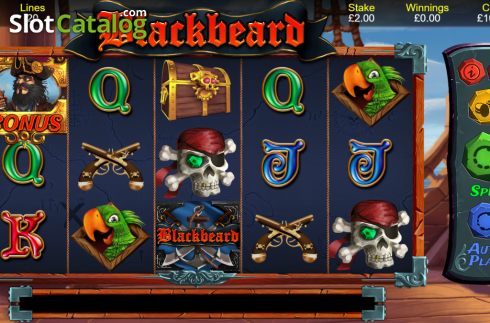Скрин3. Blackbeard (Bulletproof Games) слот