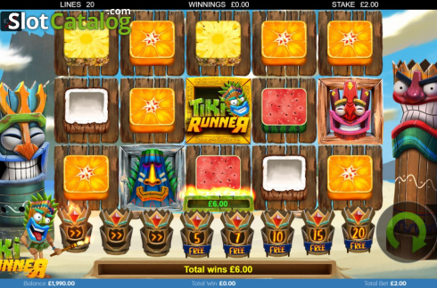 Скрин5. Tiki Runner слот