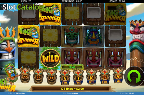 Скрин6. Tiki Runner слот