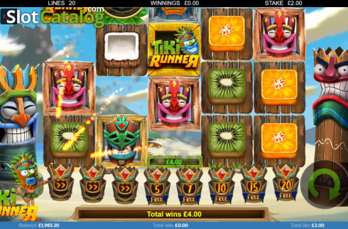Скрин7. Tiki Runner слот
