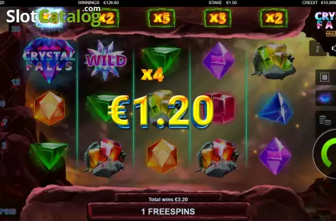 Скрин9. Crystal Falls Multimax слот