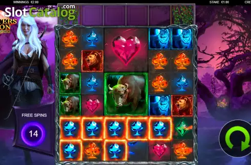 Скрин7. Hunters Moon Gigablox слот