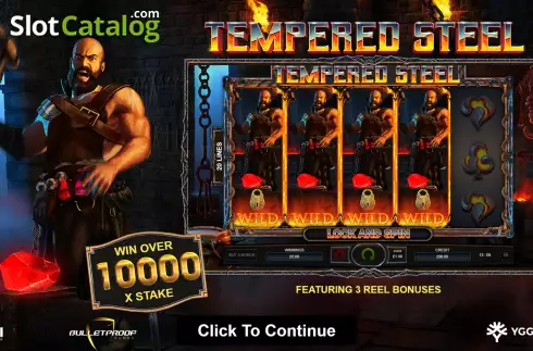 Скрин2. Tempered Steel слот