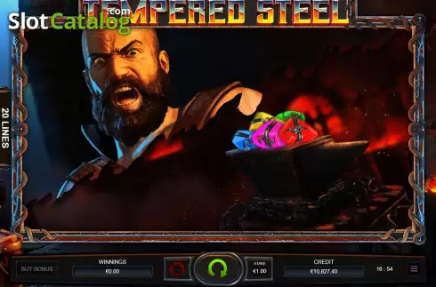 Скрин9. Tempered Steel слот