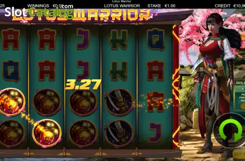 Скрин4. Lotus Warrior слот