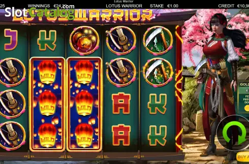 Скрин5. Lotus Warrior слот
