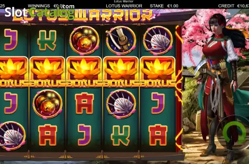 Скрин8. Lotus Warrior слот