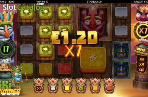 Скрин9. Tiki Runner GigaBlox слот