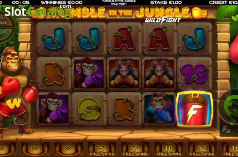 Скрин6. Tumble in the Jungle Wild Fight слот