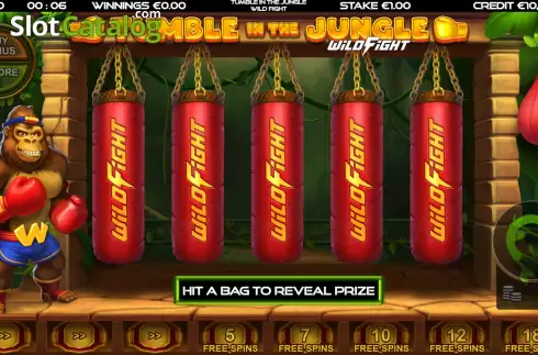 Скрин8. Tumble in the Jungle Wild Fight слот