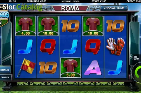 Скрин2. Soccerbet Legends слот