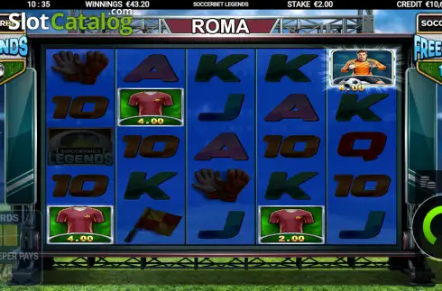 Скрин3. Soccerbet Legends слот