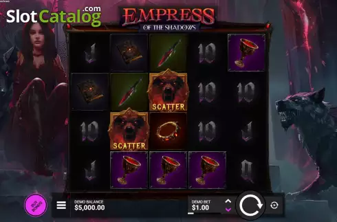 Скрин3. Empress of the Shadows слот